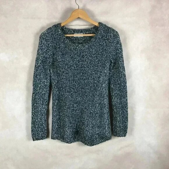 Women’s CALVIN KLEIN Black Melange Tunic Sweater Size Small - Picture 4 of 6